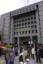 Gas canisters explode in Osaka city hall washroom